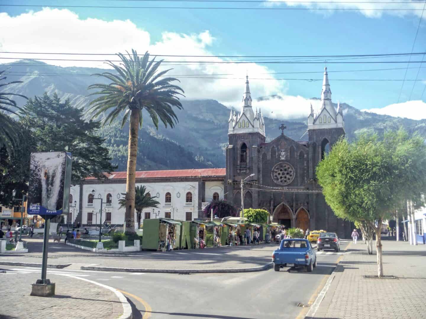 Ecuador Itinerary, Banos Town and Church