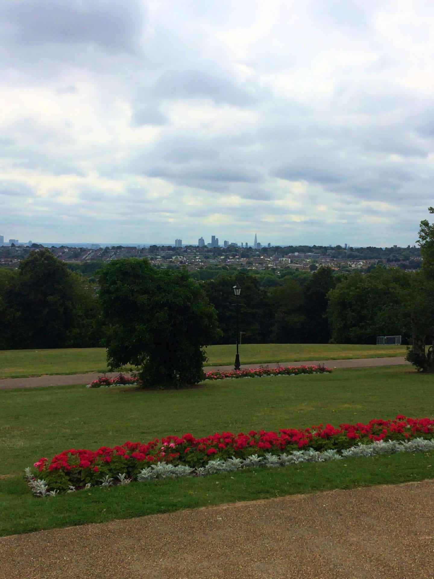 Picnic Spots in London, a city view alexandra palace
