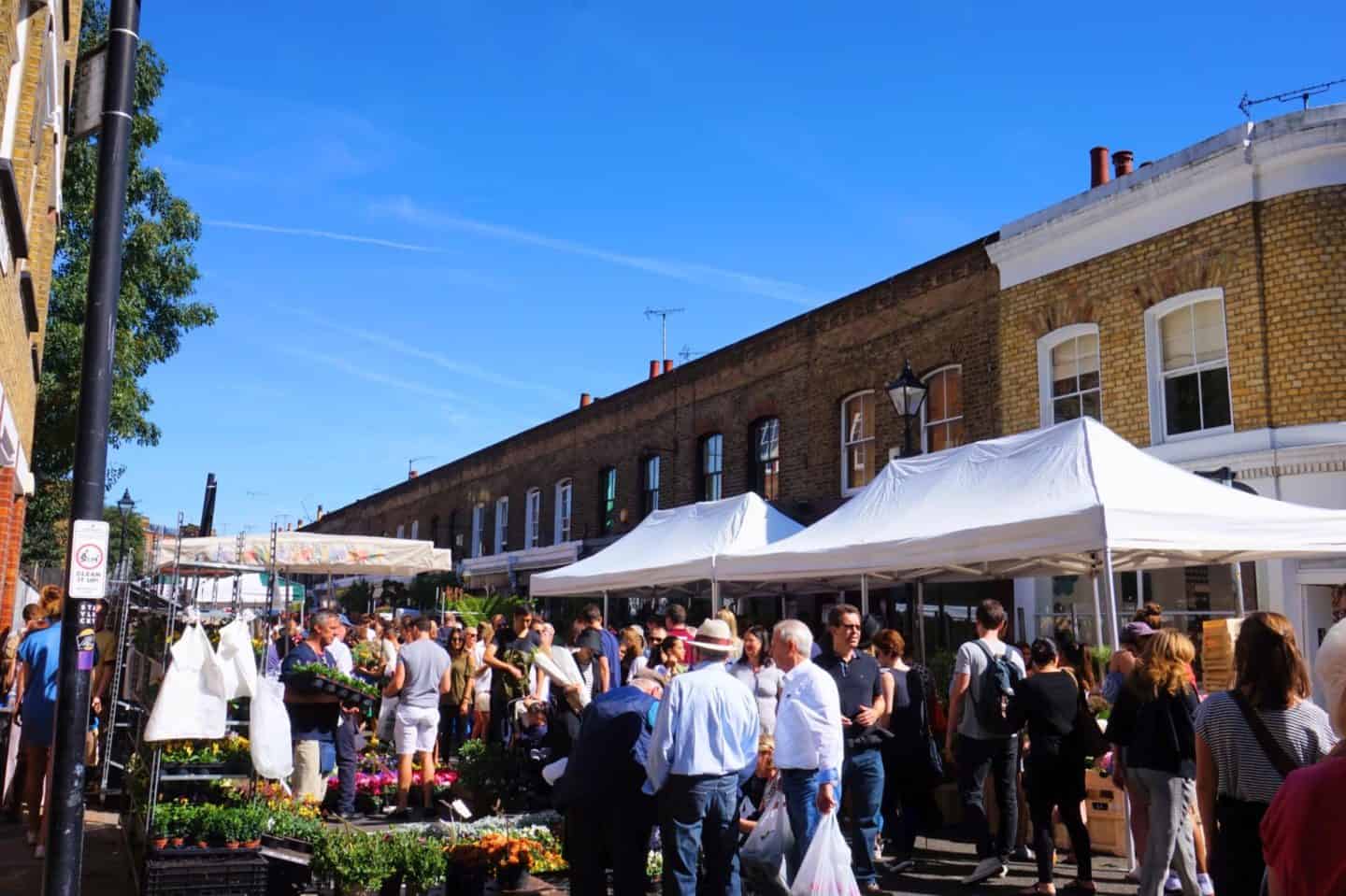 shoreditch on Sunday, Columbia road flower market