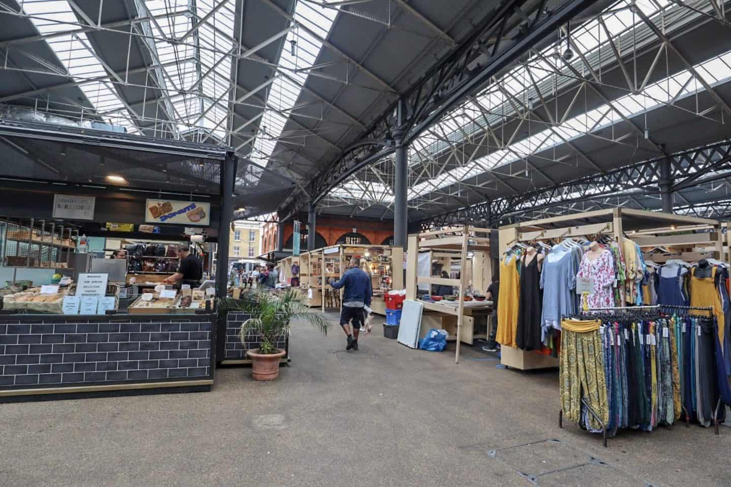 places to go in Shoreditch, Spitalfields Market