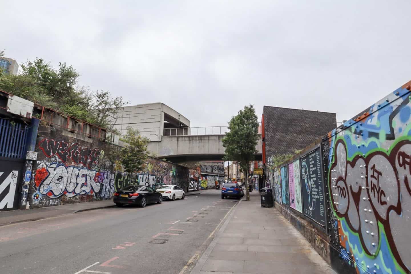 places to go in Shoreditch, Brick Lane Graffiti