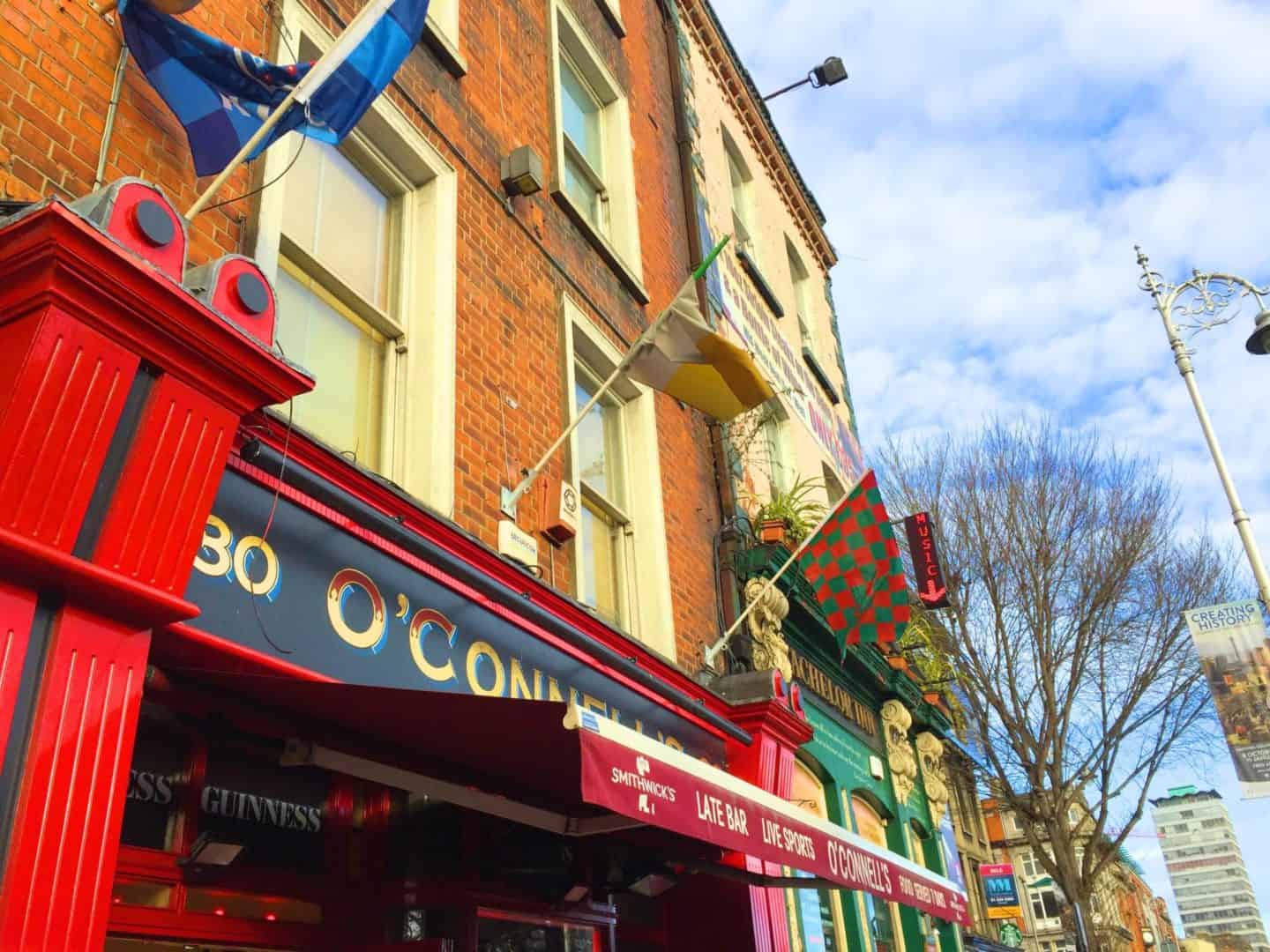 best pubs in Dublin for live music, Outside of O'Connell Bar