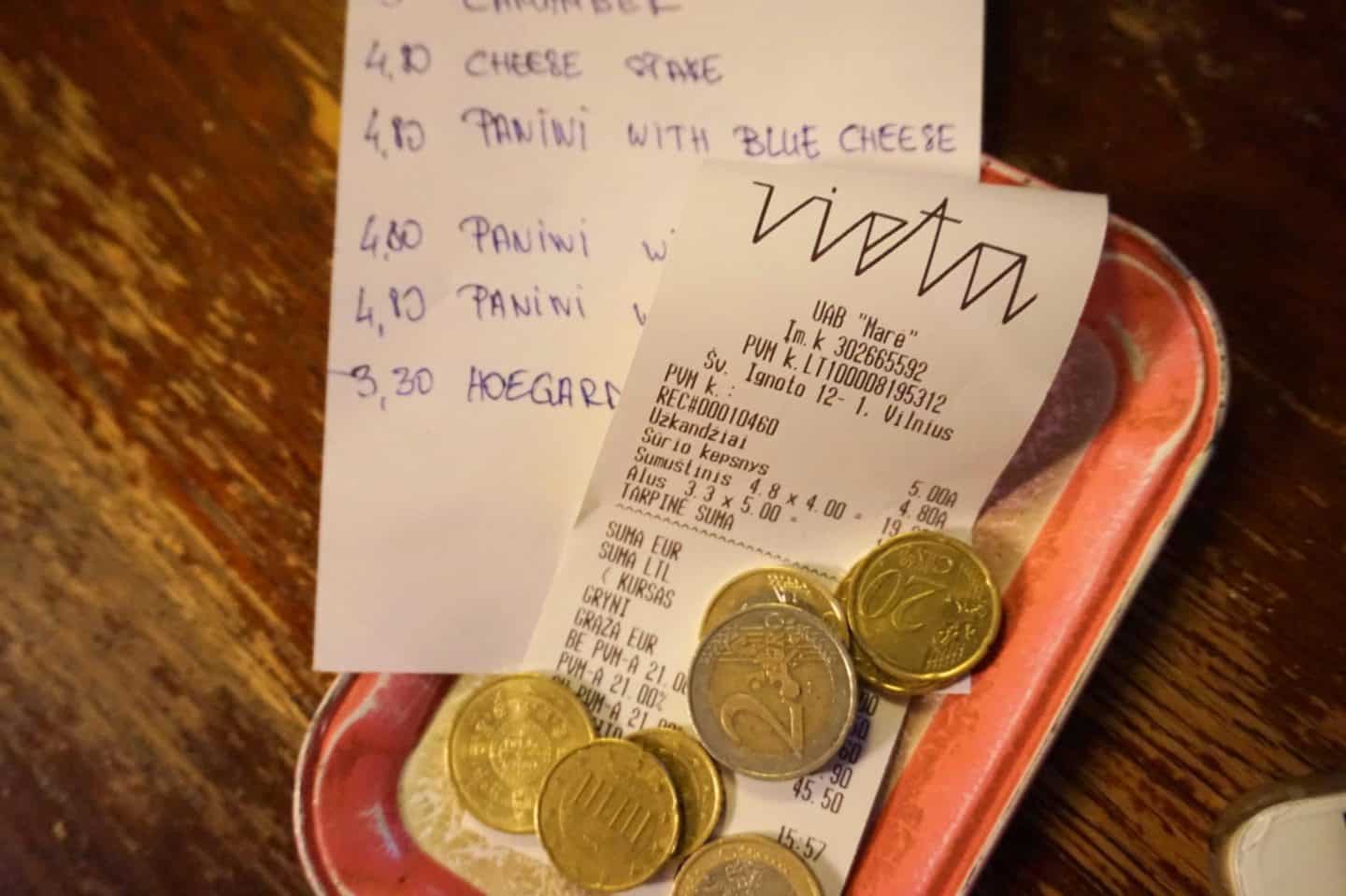 reasons to visit Vilnius, euros