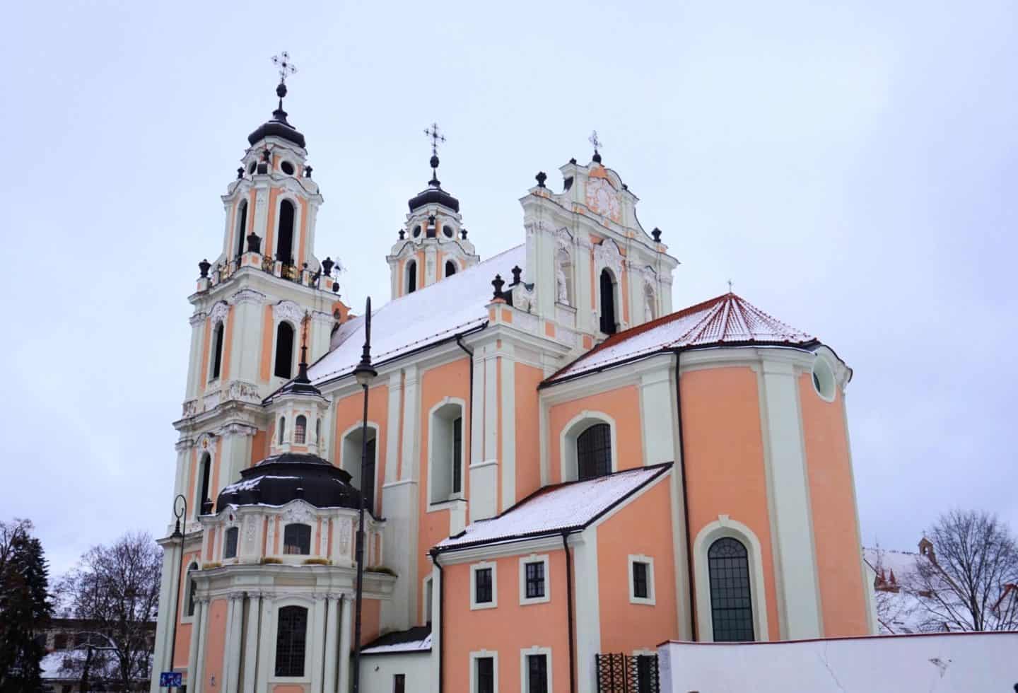 reasons to visit Vilnius, church architecture