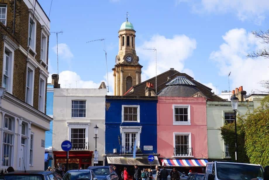 London 4 Day Itinerary, Nottinghill Houses