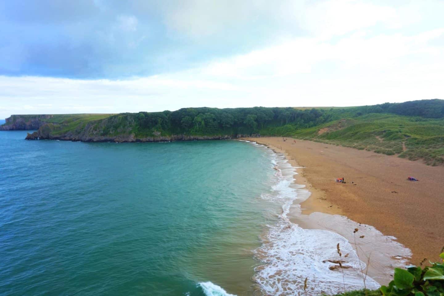 best beaches in Pembrokeshire, Barafundle Bay