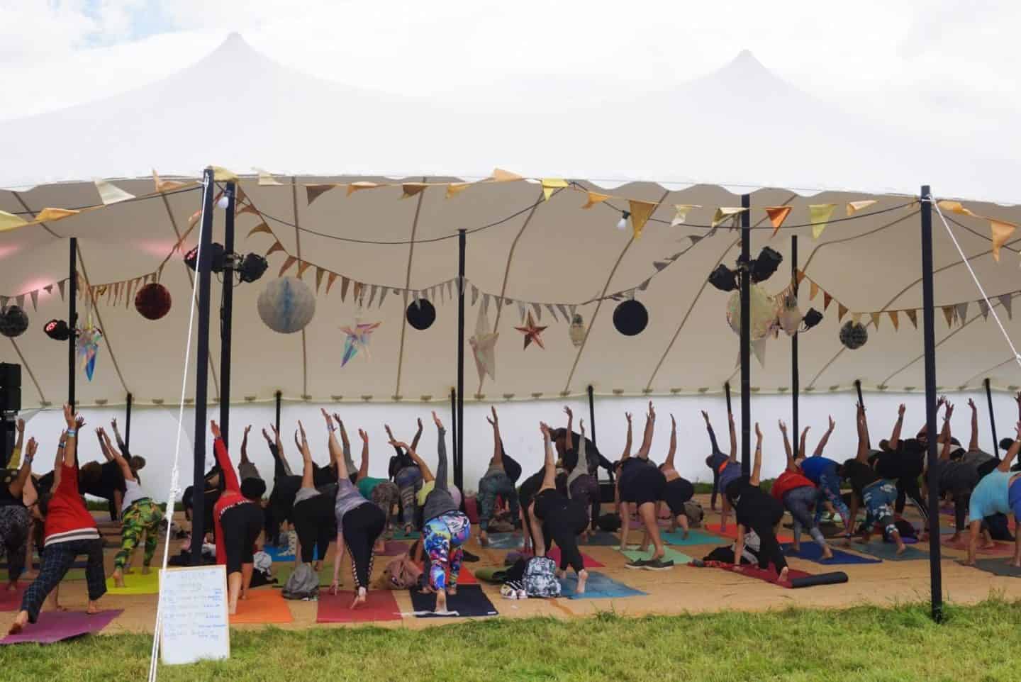 yoga at soul circus festival