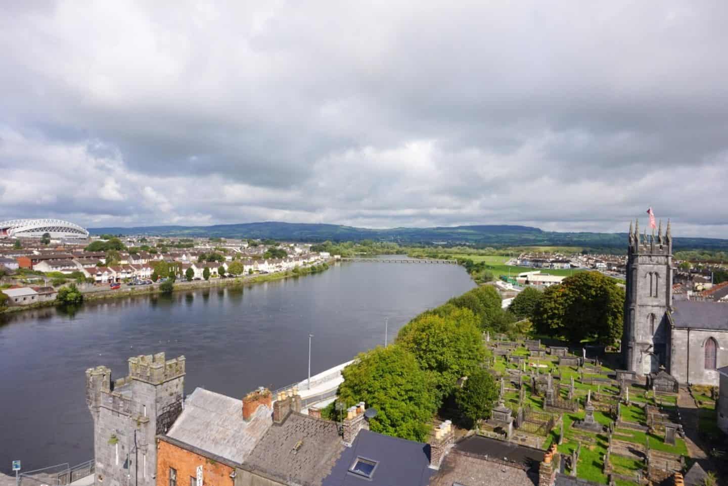 what to do in Limerick, King johns castle view limerick