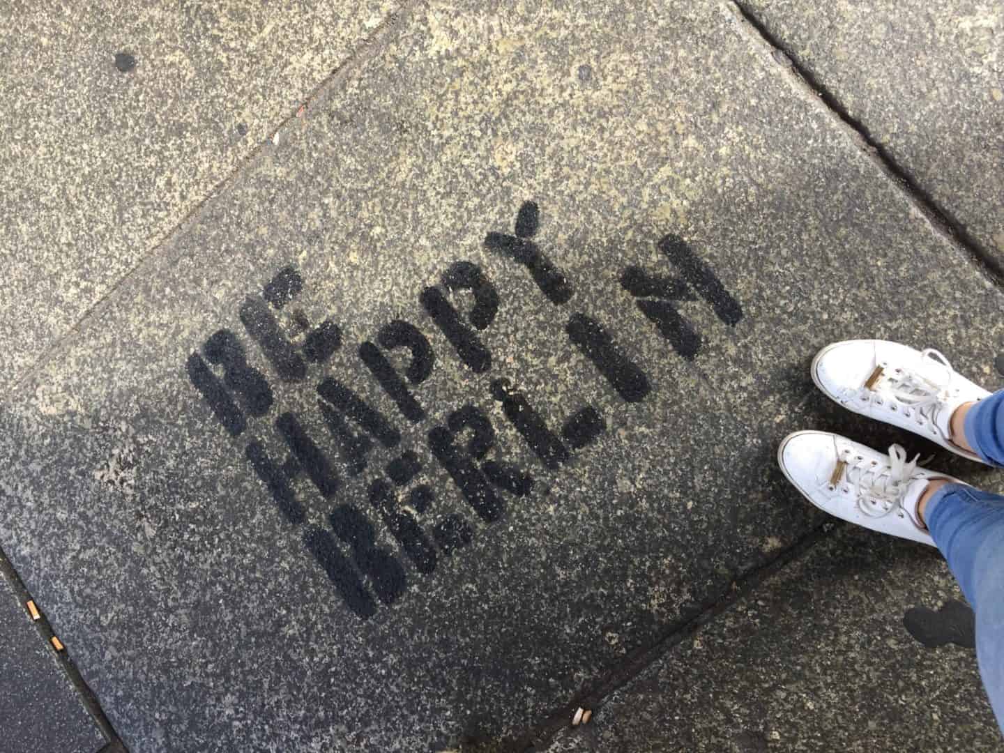 first time in Berlin, floor art