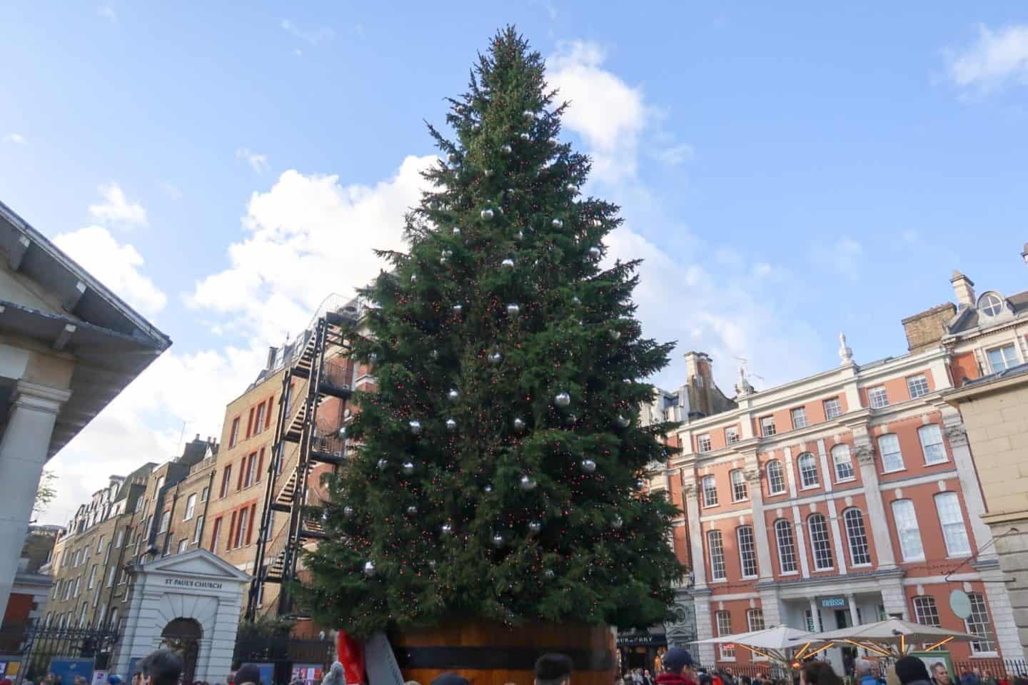 Christmas London Guide Walk covent garden