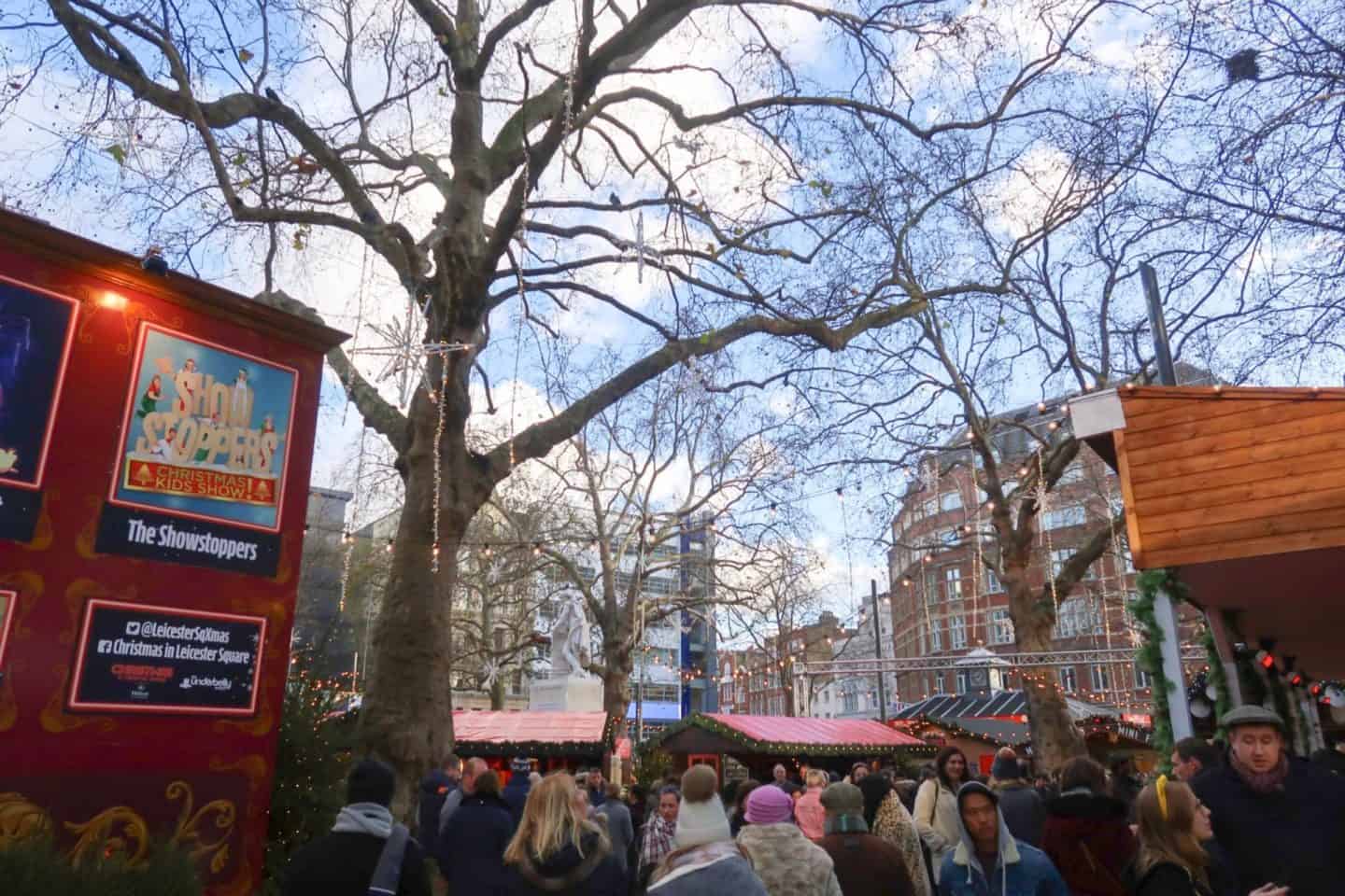 Christmas London Guide Walk leicester square
