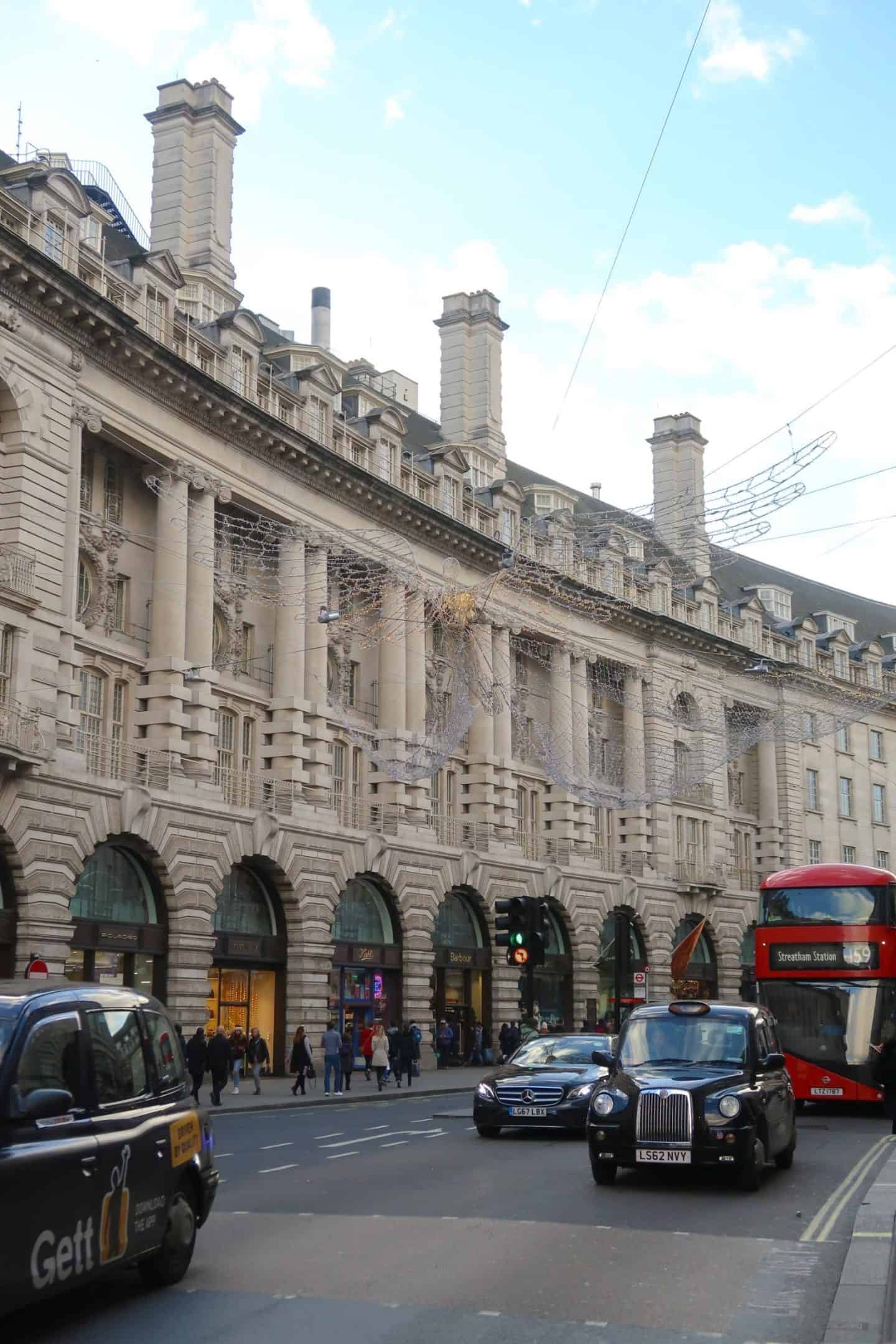 The Wandering Quinn Travel Blog Christmas London Guide Walk regents street