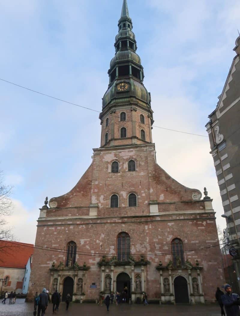 Viewpoints in Riga, st marks church