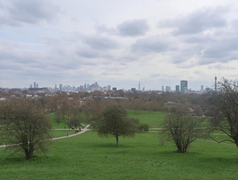 Regents Canal Walk, Primrose Hill View over London