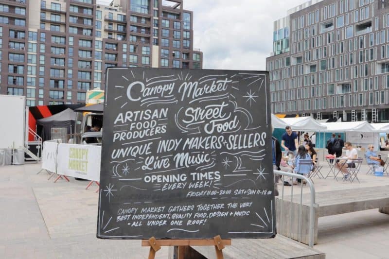 things to do in Kings Cross, Canopy Market