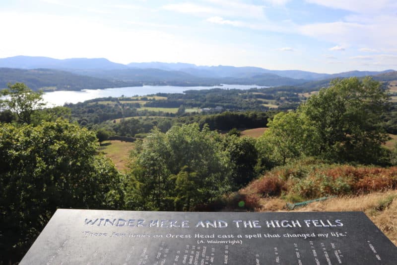 The Wandering Quinn Travel Blog things to do in Lake Windermere, Orrest head