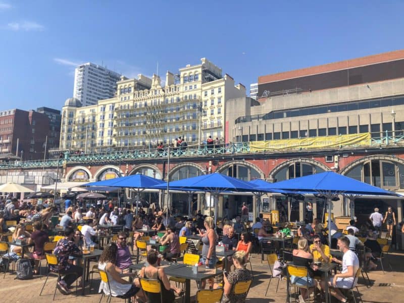 Brighton Day Trip from London, brighton beach cafes