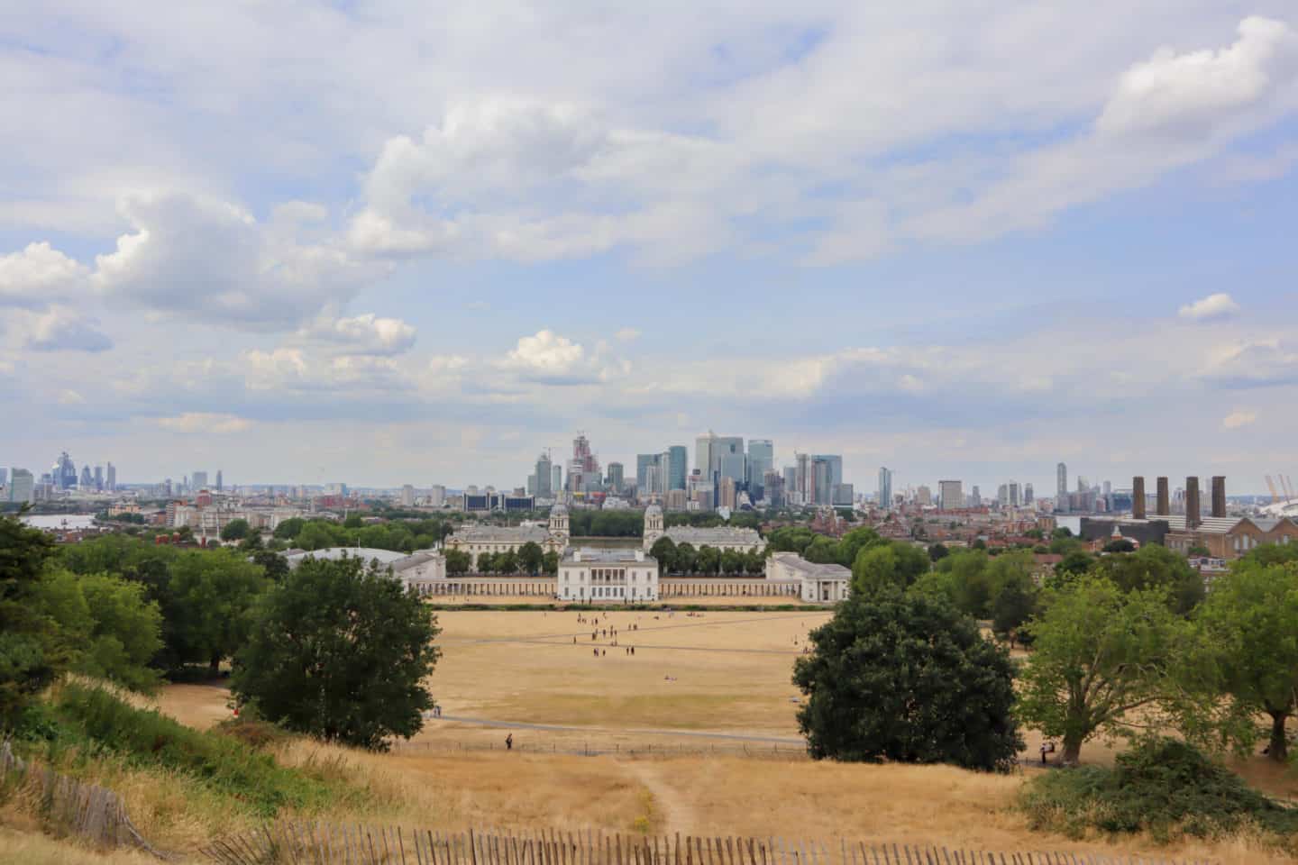 picnic spots in London, Greenwich Park View