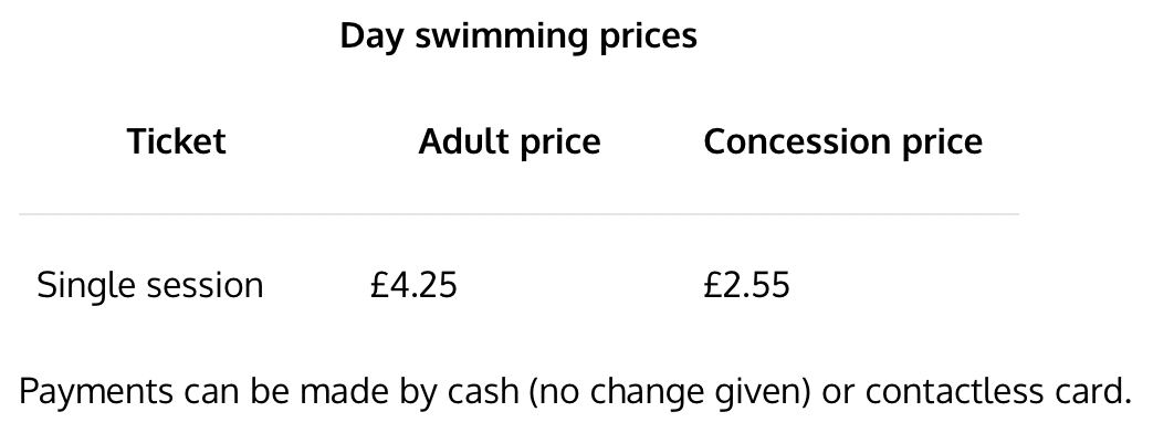 hampstead heath swimming pond ticket prices