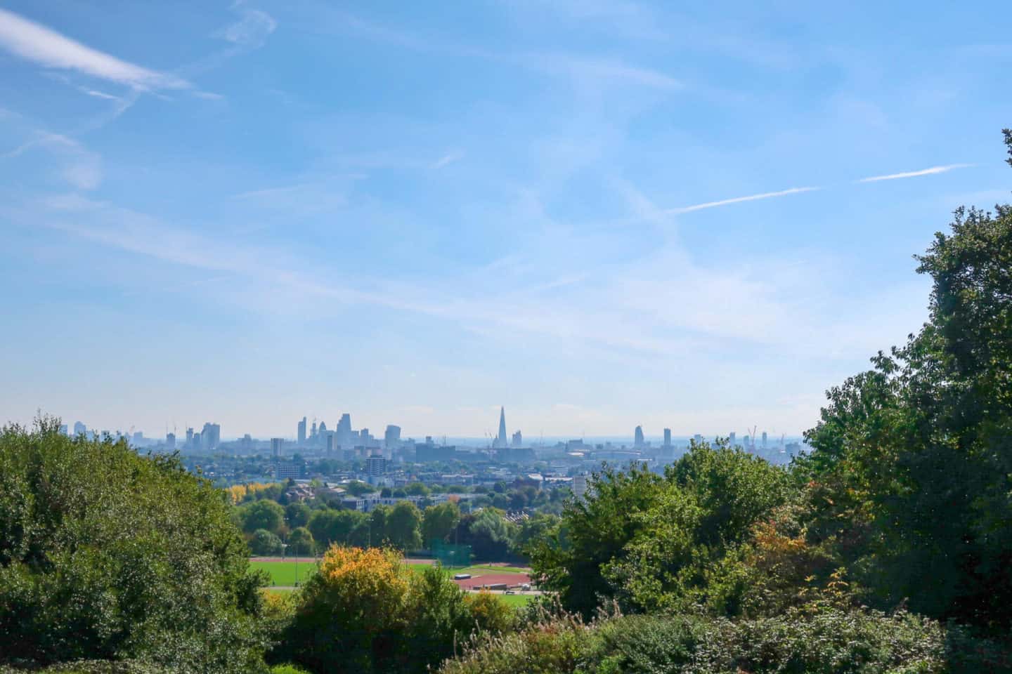 View of London from Parliament Hill Hampstead | what to do on Hampstead Heath