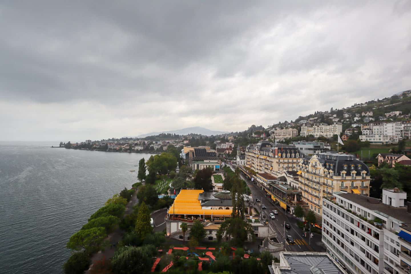 Montreux to Lausanne, Lausanne to Montreux, Eurotel Hotel view