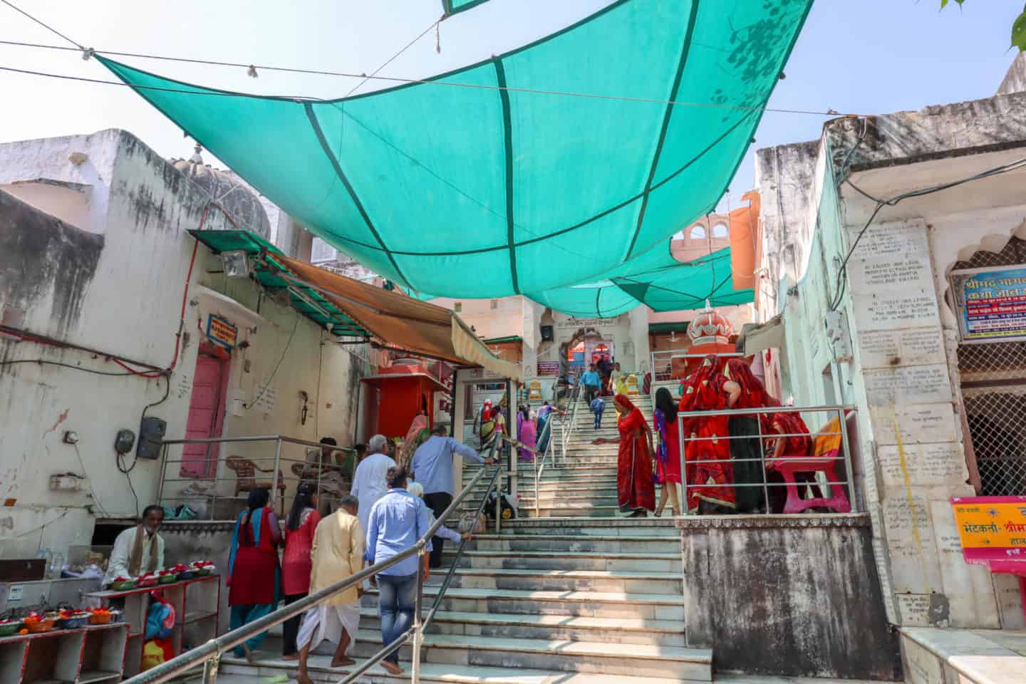 The Wandering Quinn Travel Blog Brahma Temple entrance | things to do in Pushkar