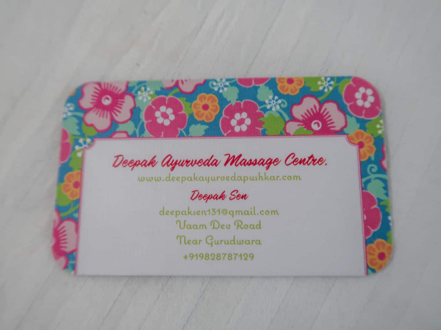 Deepak Ayurveda Massage Centre Pushkar