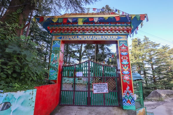 how to meet the Dalai Lama in Dharamshala, Tushita Meditation Centre Dharamkot