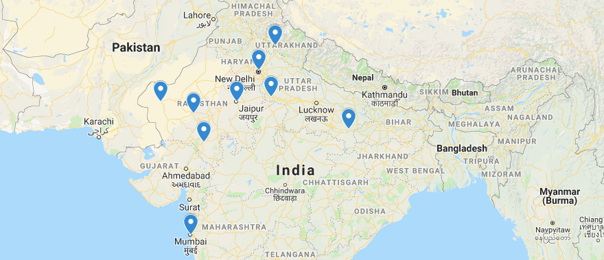 India itinerary 1 month