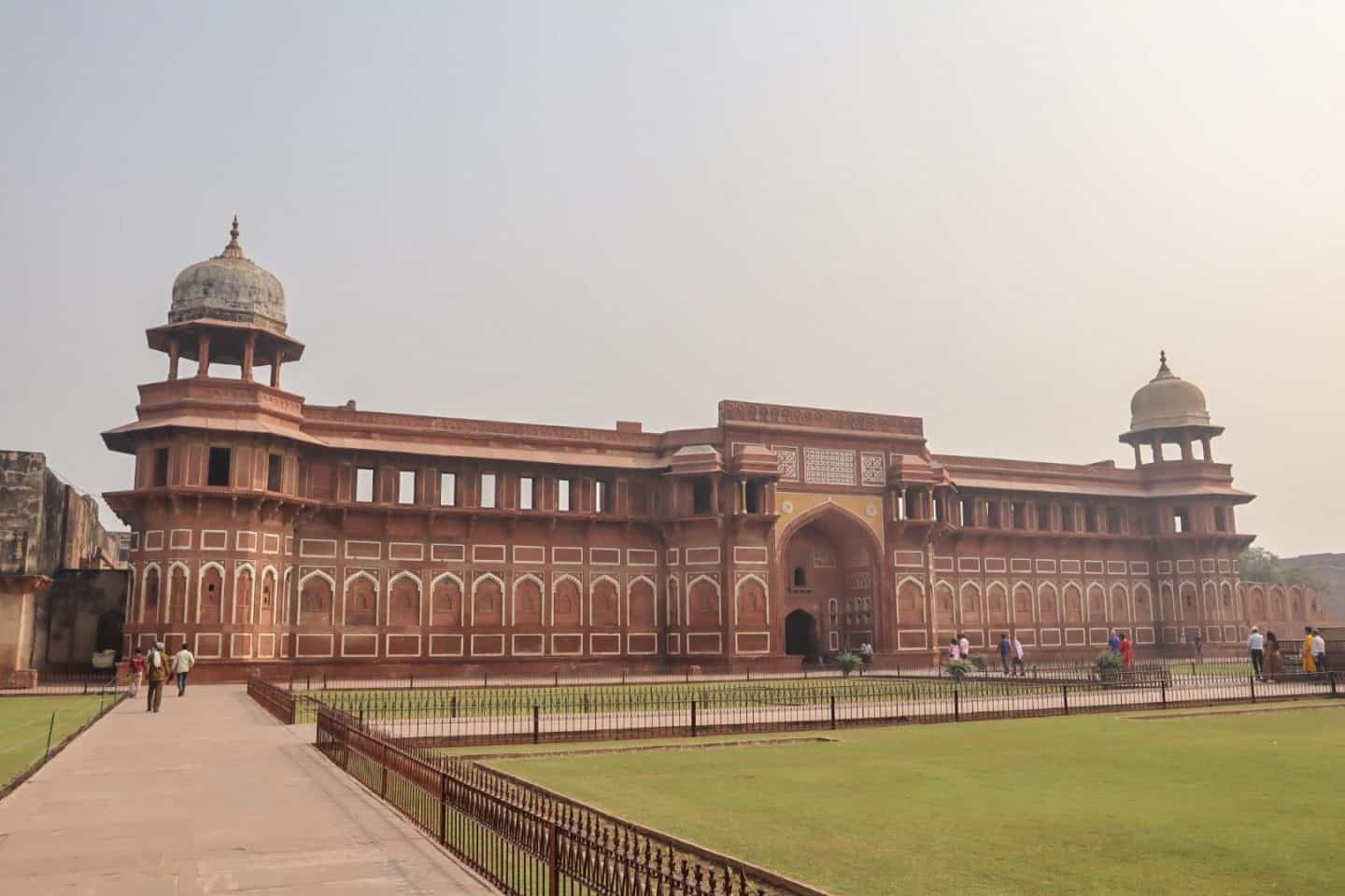 The Wandering Quinn Travel Blog Agra Fort view of Taj Mahal