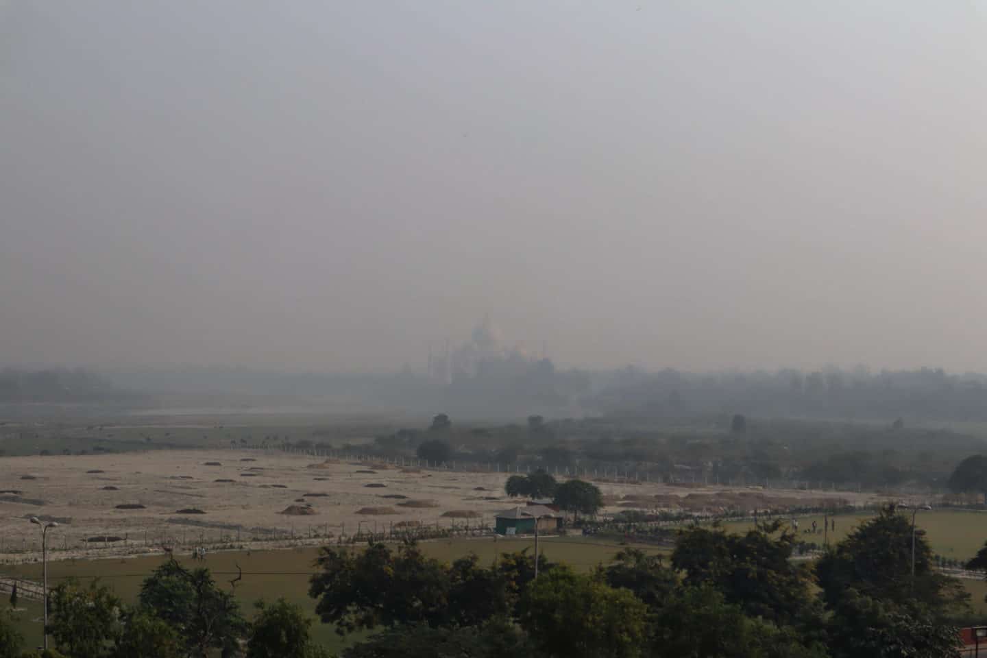 Agra Fort Taj Mahal View
