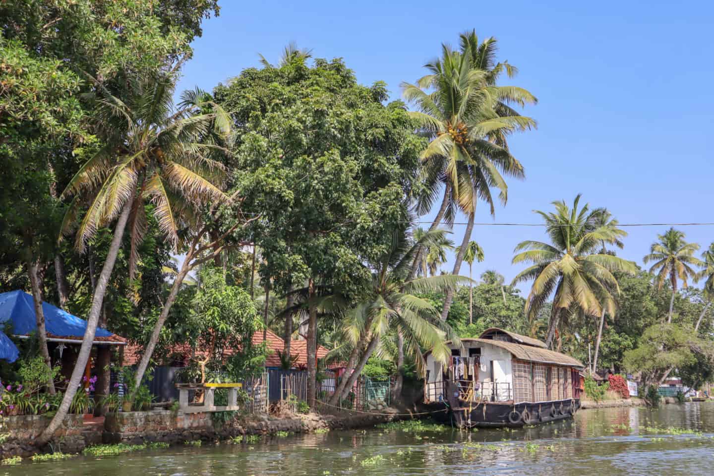 2 week South India itinerary, backwaters of kerala 