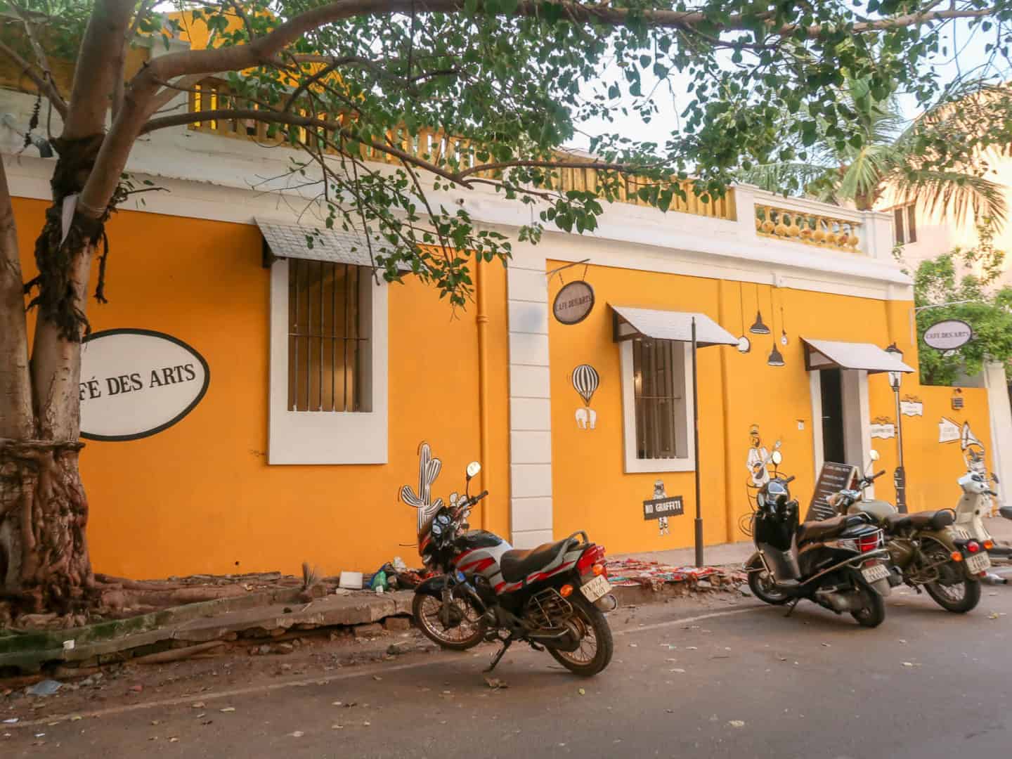 Pondicherry White Town Cafe des Arts
