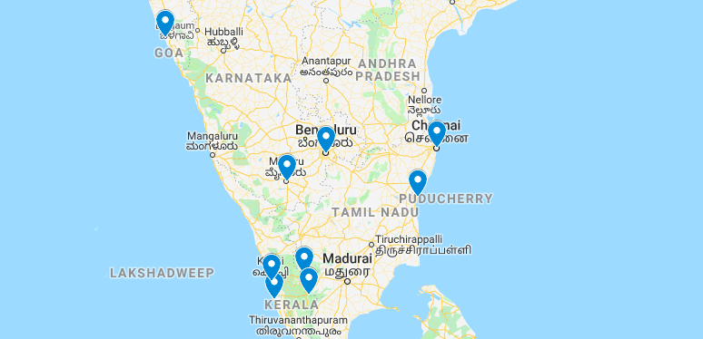 South India itinerary