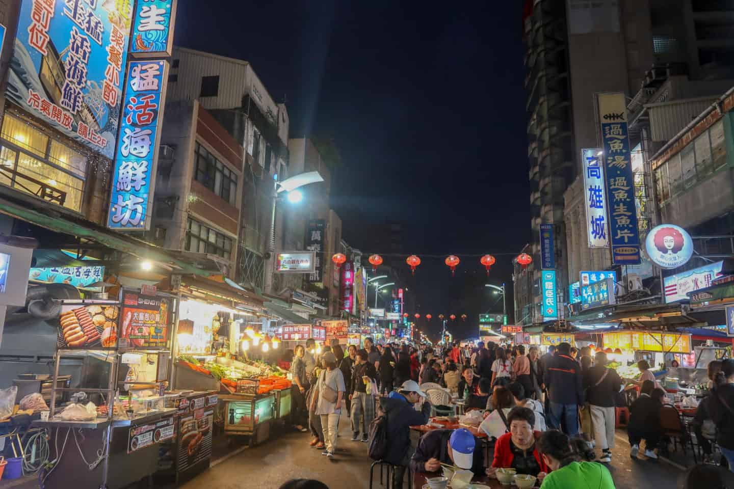 The Wandering Quinn Travel Blog Kaohsiung itinerary, liouhe Night market