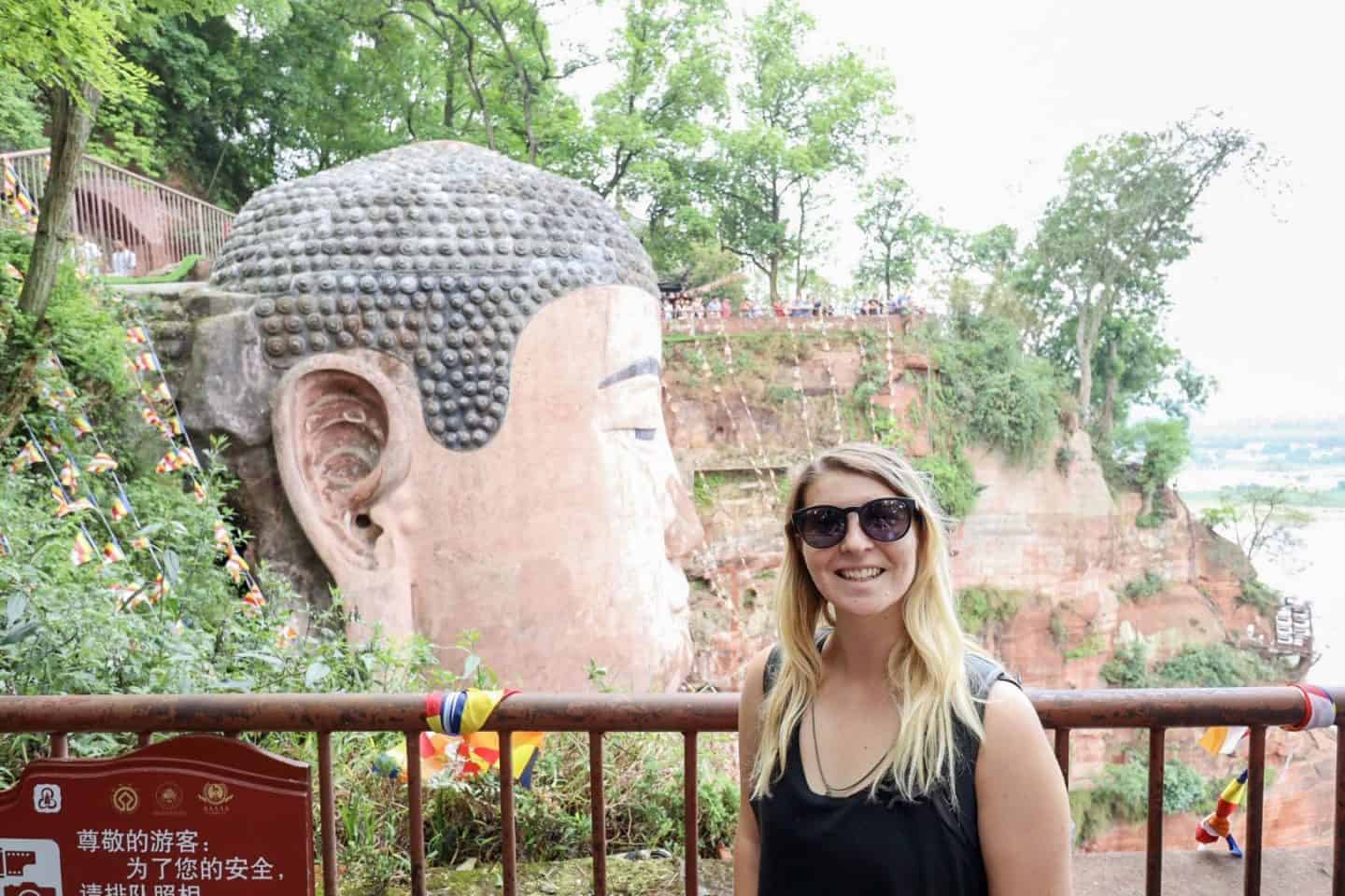 the dragon trip backpacking china tour Leshan Giant Buddha