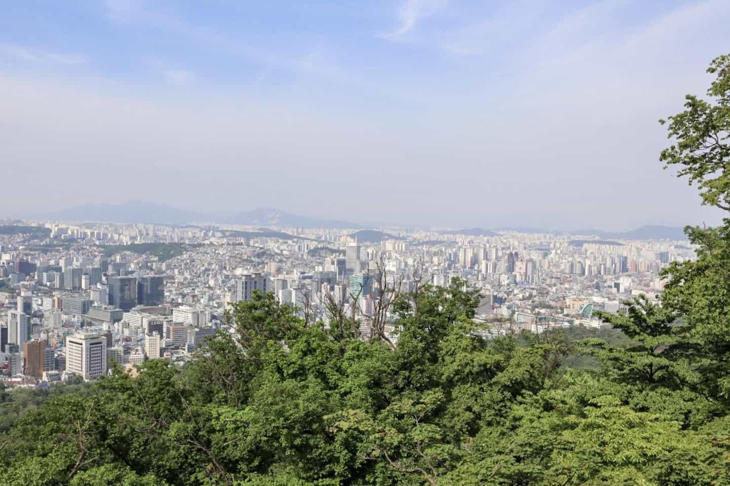 Namsan Park view Seoul