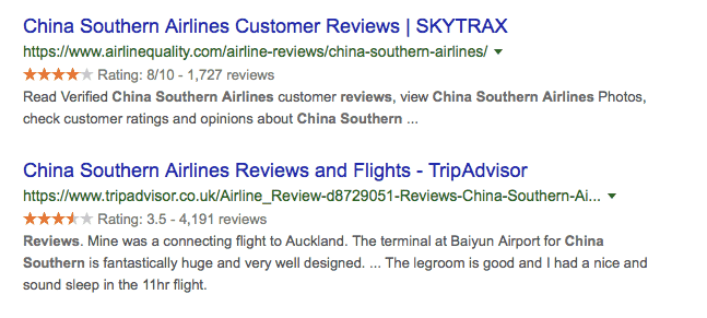 Southern China Airlines Review Tripadvisor