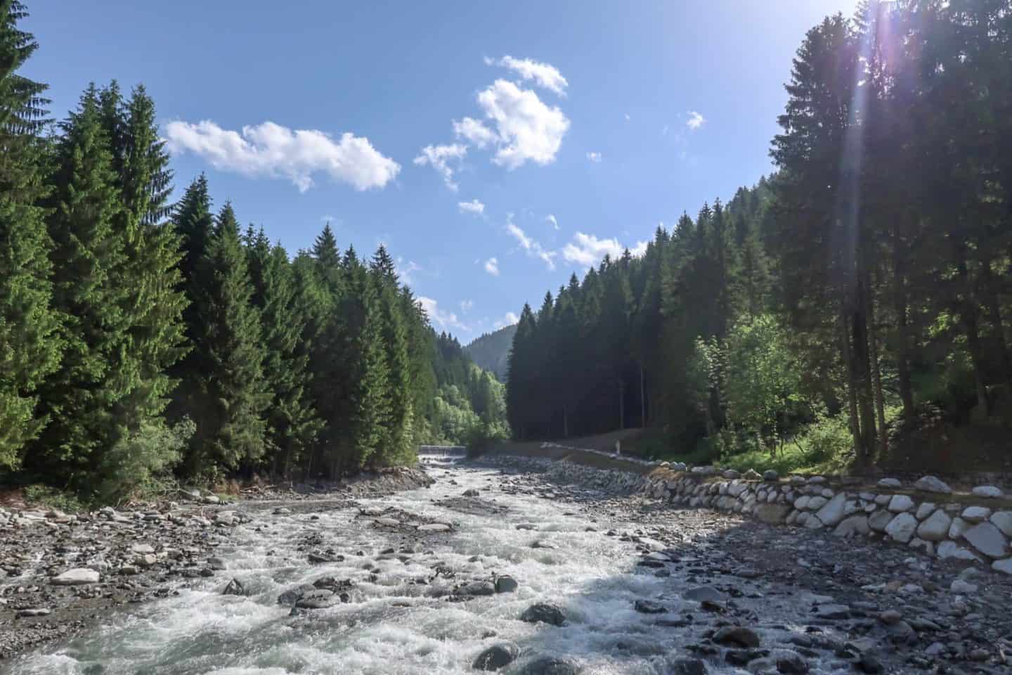 San Vili Pathway Trek Trentino Italy Sarca River