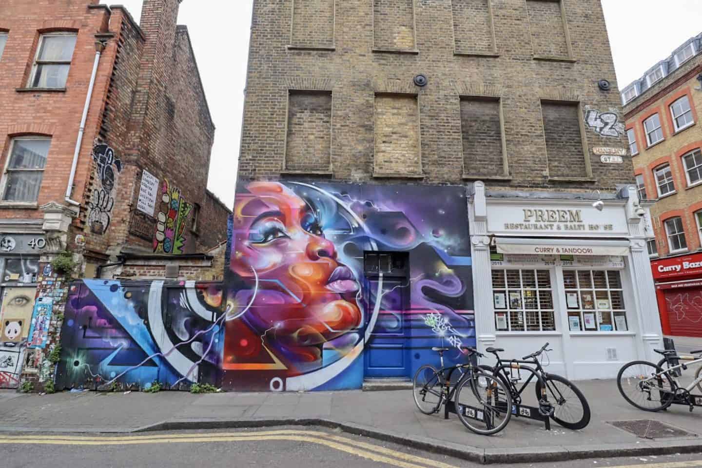 places to go in Shoreditch, Hanbury Street Art