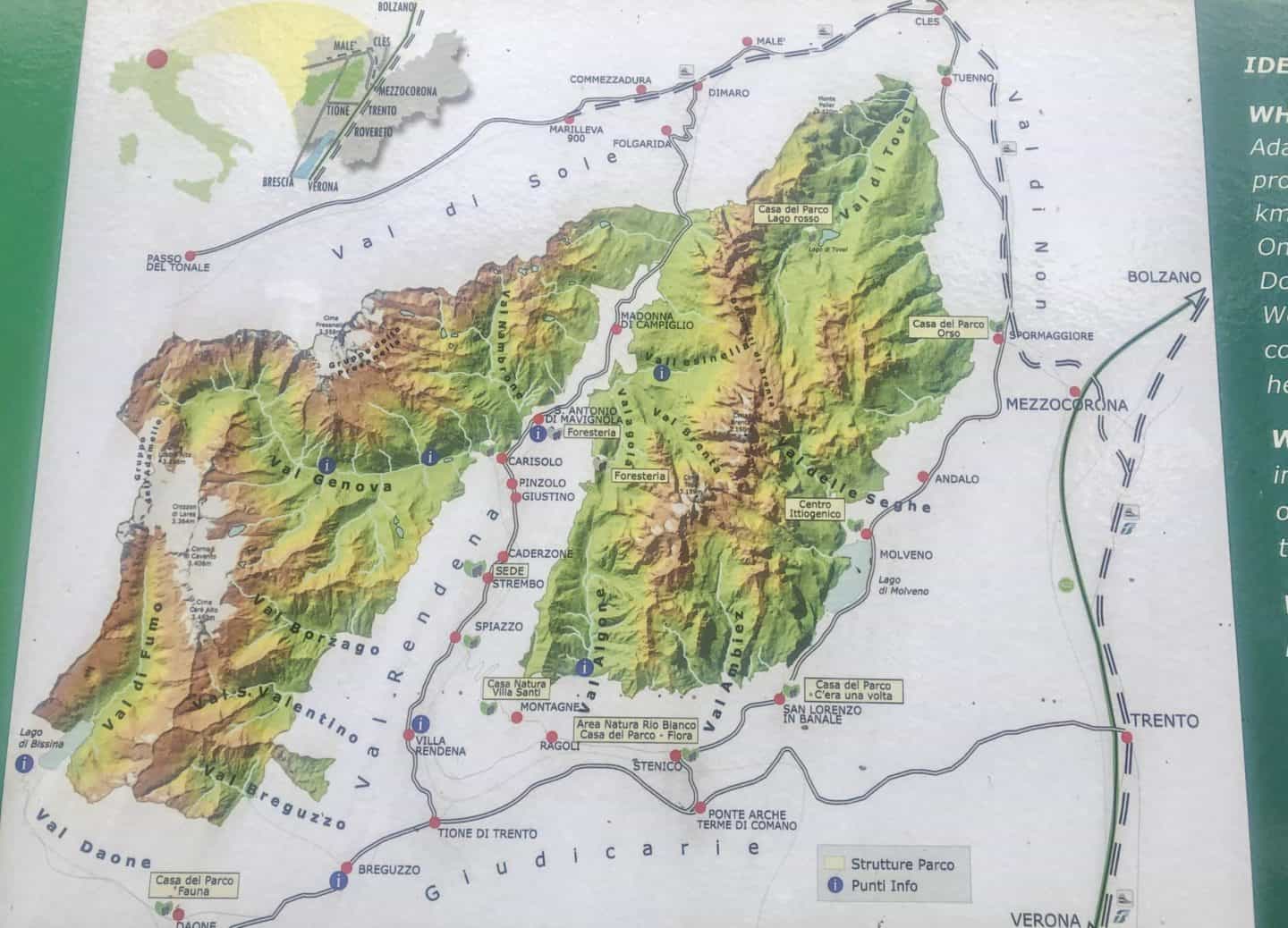 San Vili Pathway Trek Map