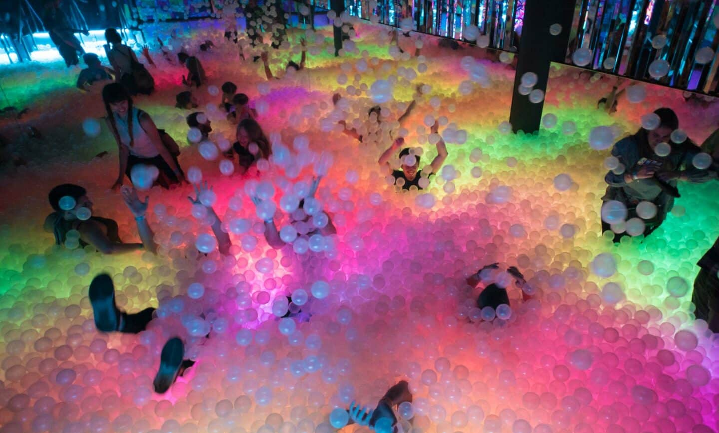 Neon Ball Pit for Adults in London