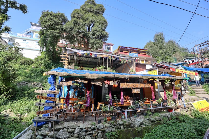 Nature Twins Cafe from outside | things to do in Bhagsu