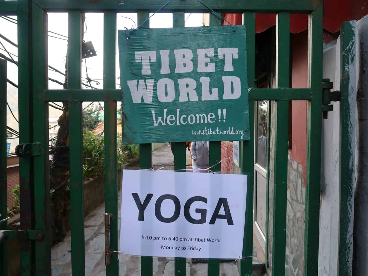 tibet world entrance gate to volunteer with tibetans | things to do in Mcleod Ganj