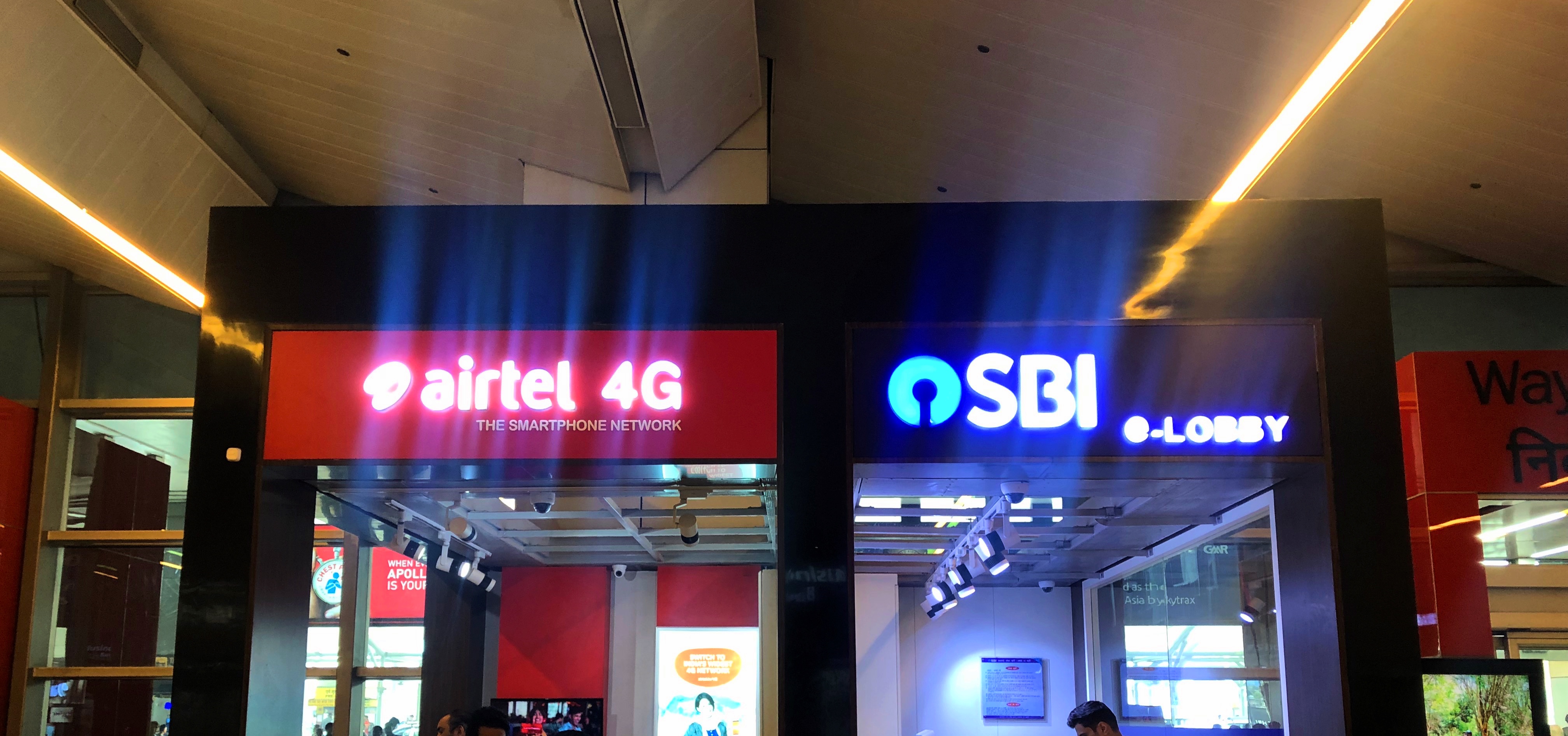 airtel store for sim card delhi airport