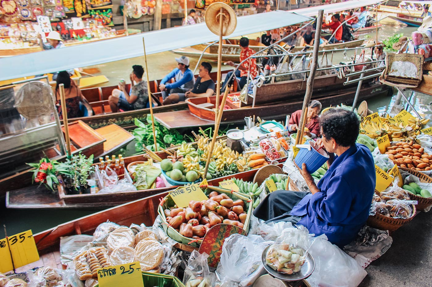Bangkok Market | best places to travel in Asia December and January