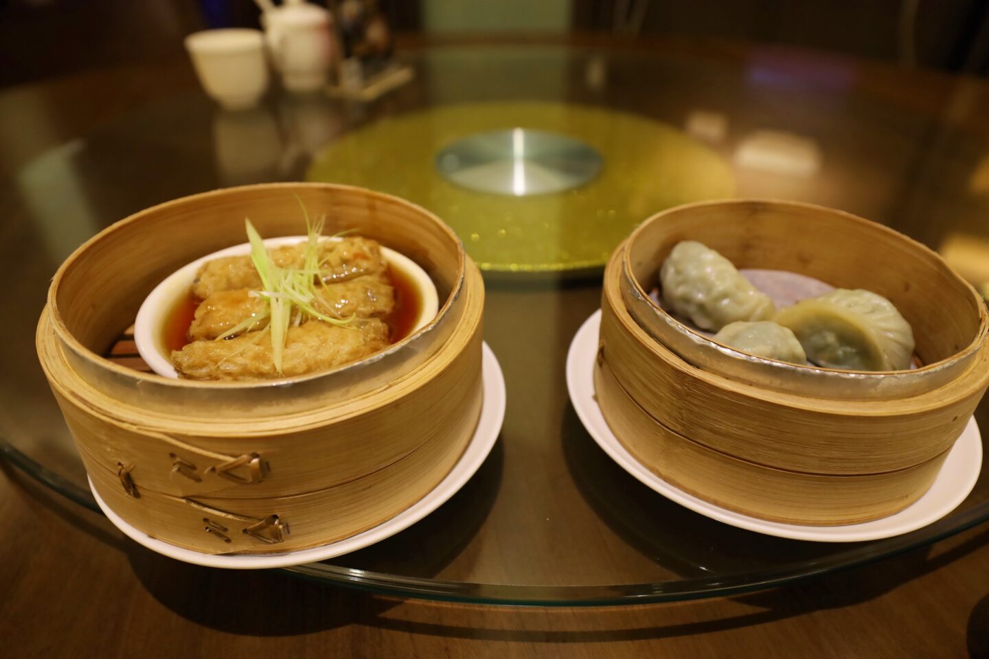 Vegetarian rolls at Fo Guang Shan Restaurant