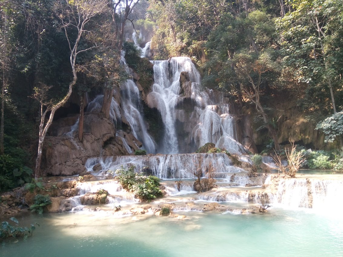 Laos Waterfall | best places to travel in Asia December and January