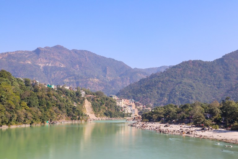 Rishkiesh River Ganges and mountains | best places to visit in India