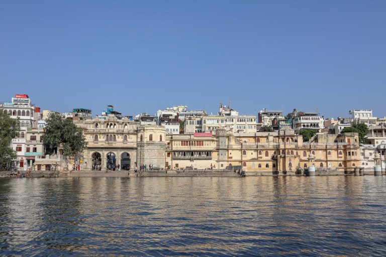 Udaipur city from river boat trip | best places to visit in India